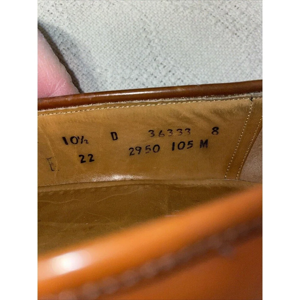 Johnston & Murphy Optima Men’s Dress Shoes Size 10.5 D Brown Leather Business